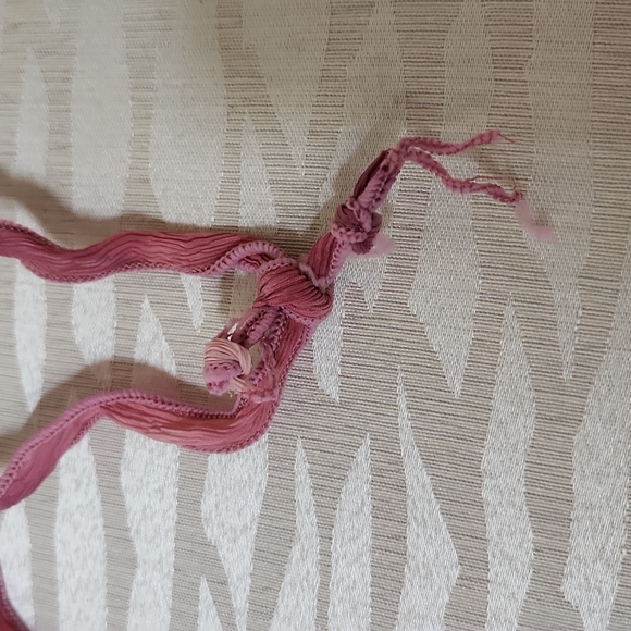 Crystal Breast Cancer Awareness 🎀 Ribbon, Heart, Handmade Necklace - Picture 8 of 10